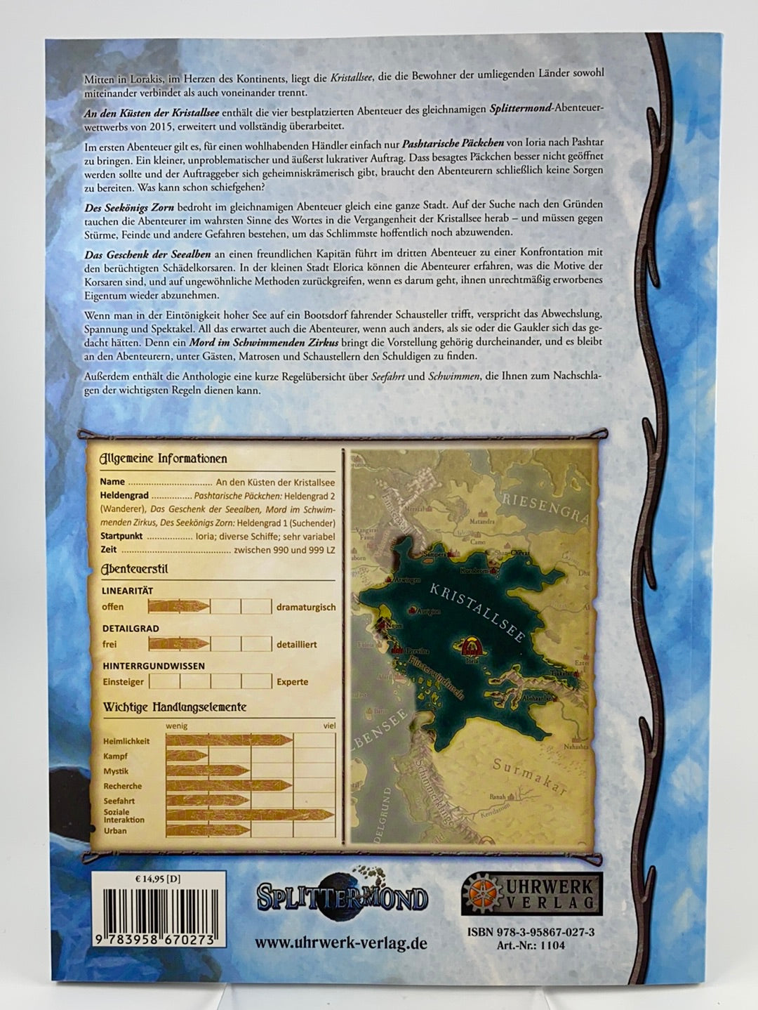 An den Küsten der Kristallsee - Splittermond RPG Abenteuer