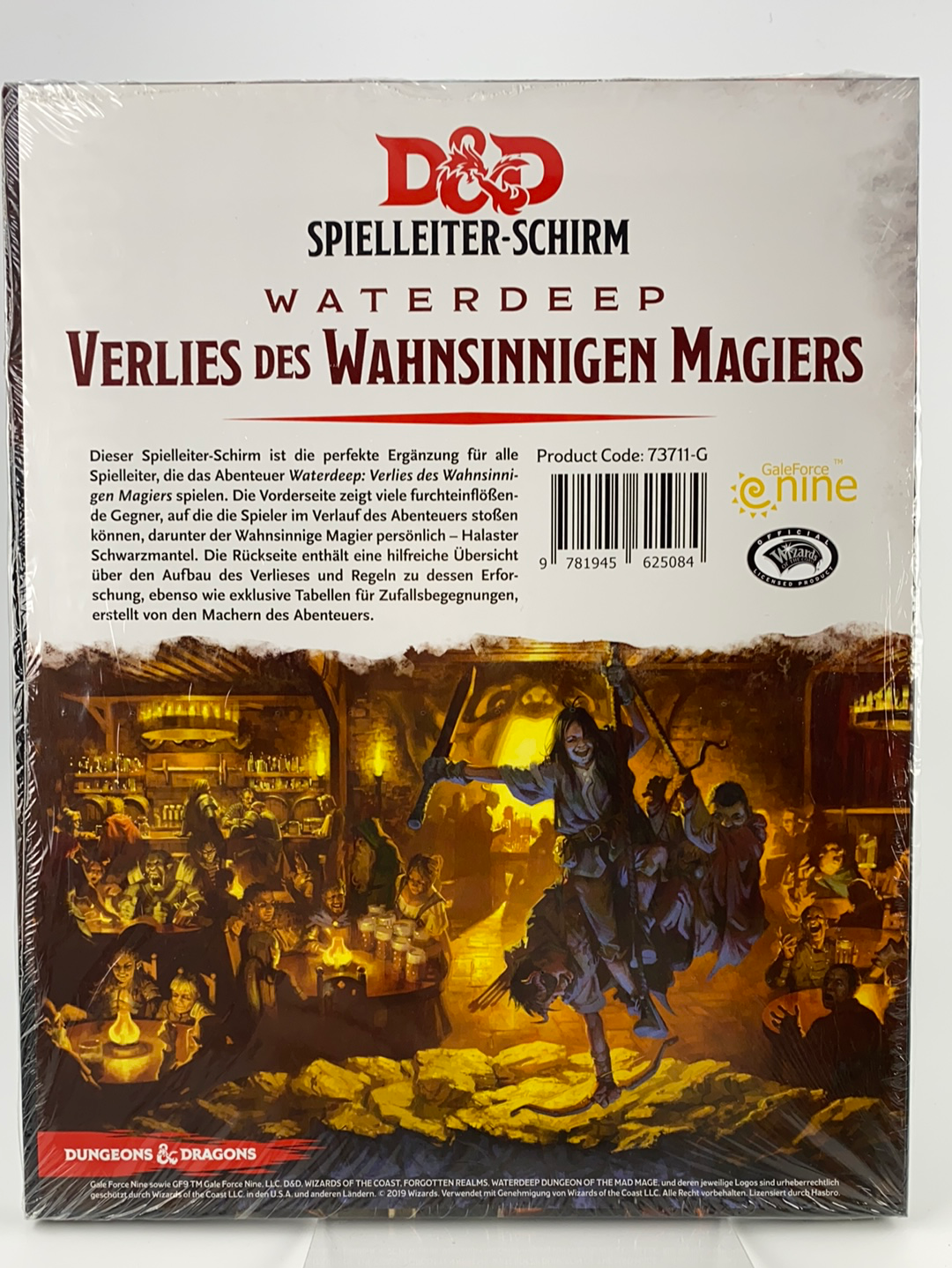 D & D Dungeons & Dragons Verlies des wahnsinnigen Magiers Spieleiter - Schirm