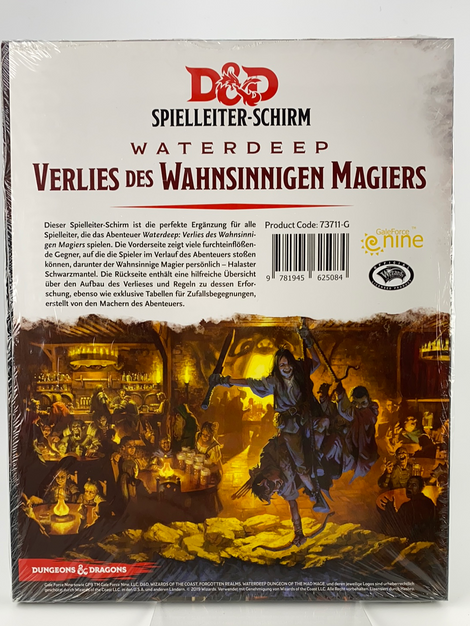 D & D Dungeons & Dragons Verlies des wahnsinnigen Magiers Spieleiter - Schirm