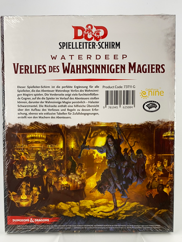 D & D Dungeons & Dragons Verlies des wahnsinnigen Magiers Spieleiter - Schirm