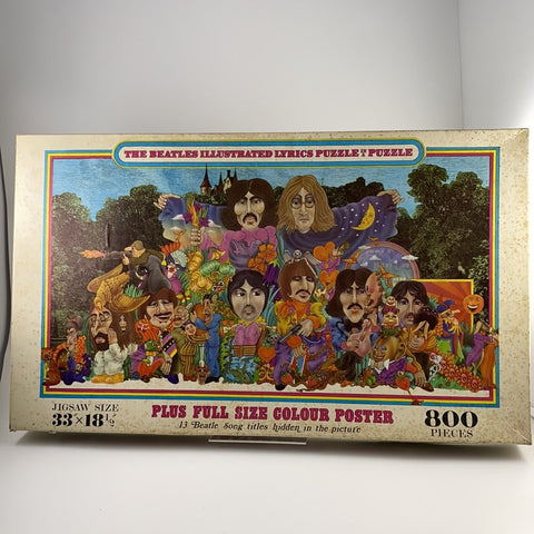 The Beatles Illustrated Lyrics Puzzle in a Puzzle
