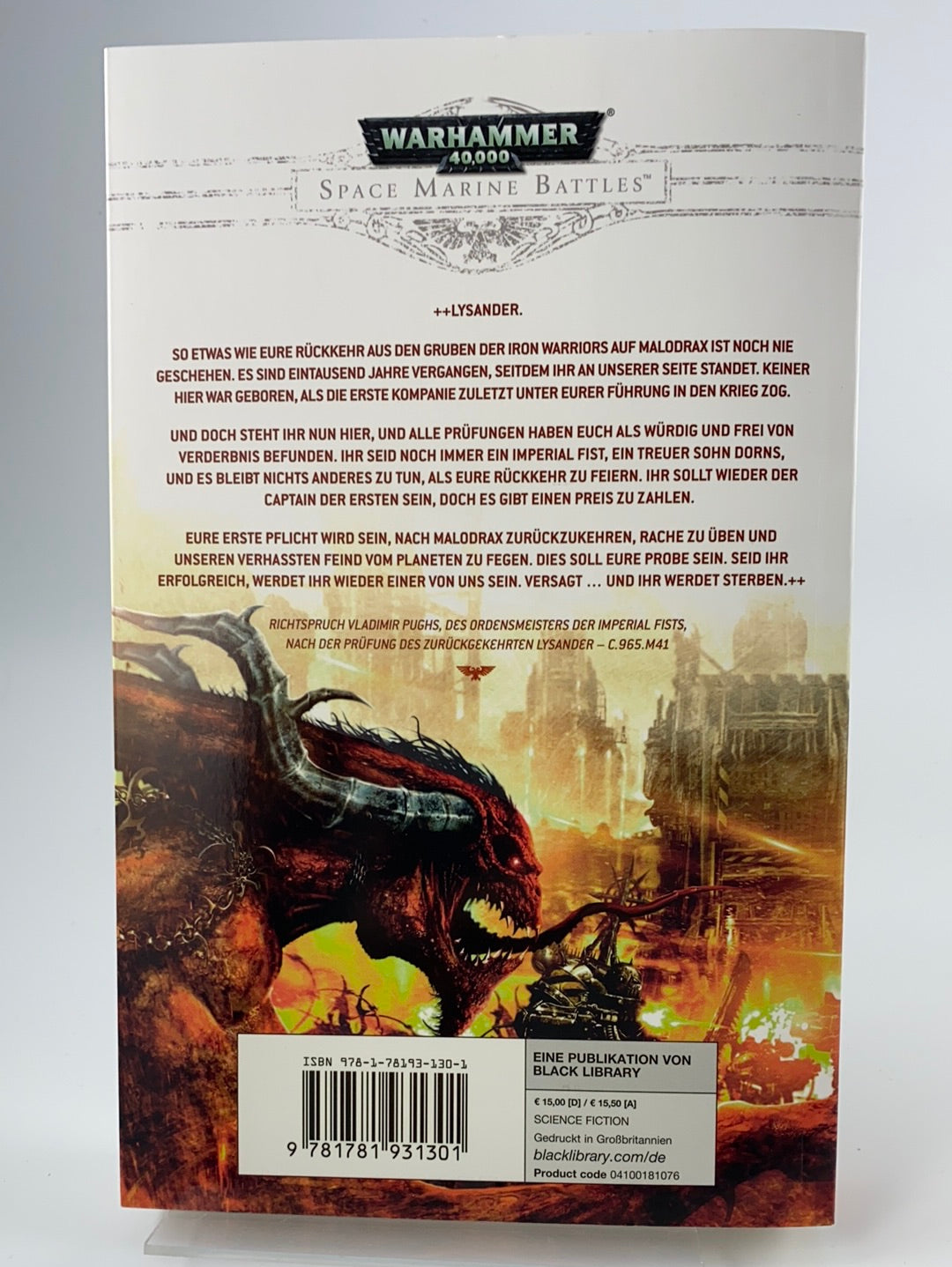 Warhammer 40k: Malodrax Roman