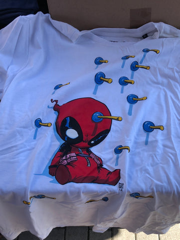 Deadpool T-Shirt Lustig