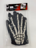 Handschuhe mit Skelett-Applikation