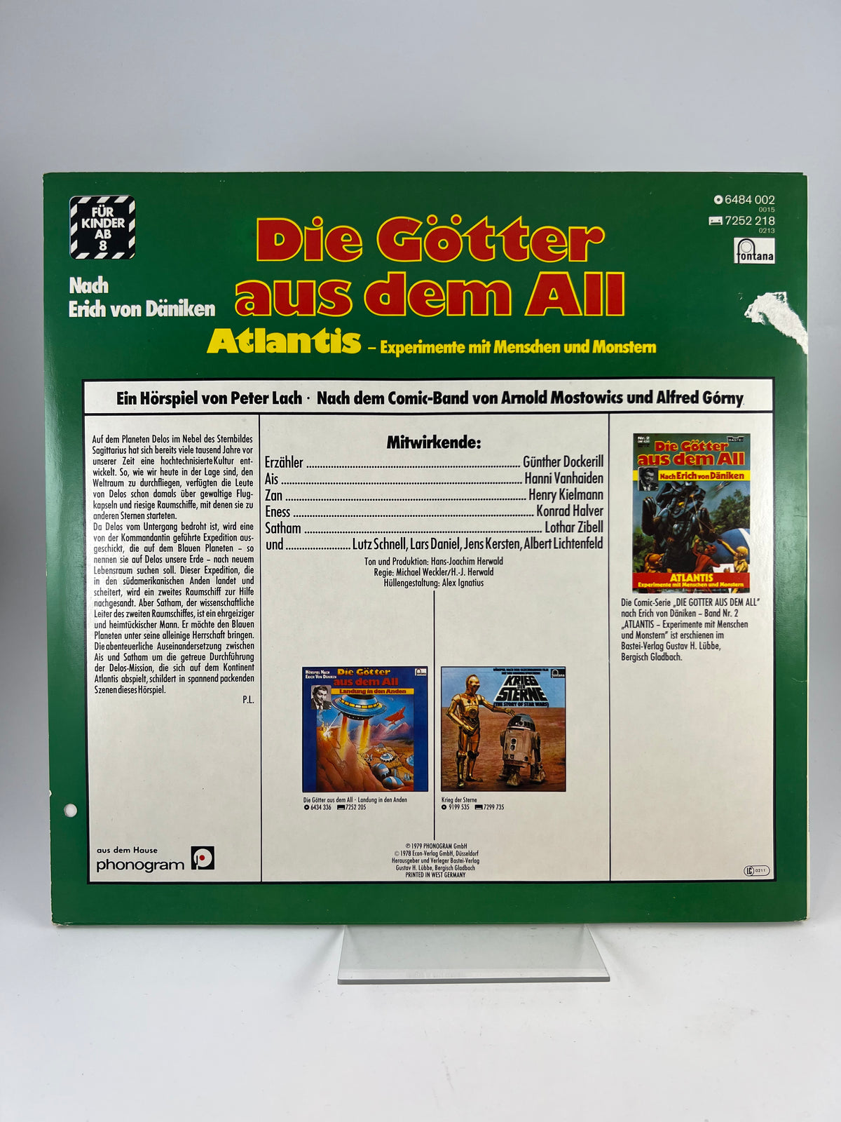Erich v. Däniken - Die Götter a.d. All - Vinyl Hörspiel