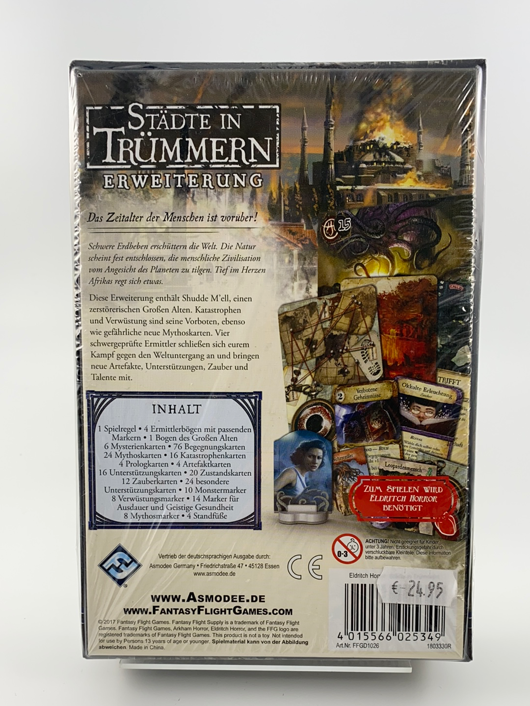 Eldritch Horror Städte in Trümmern Erweiterung Spiel