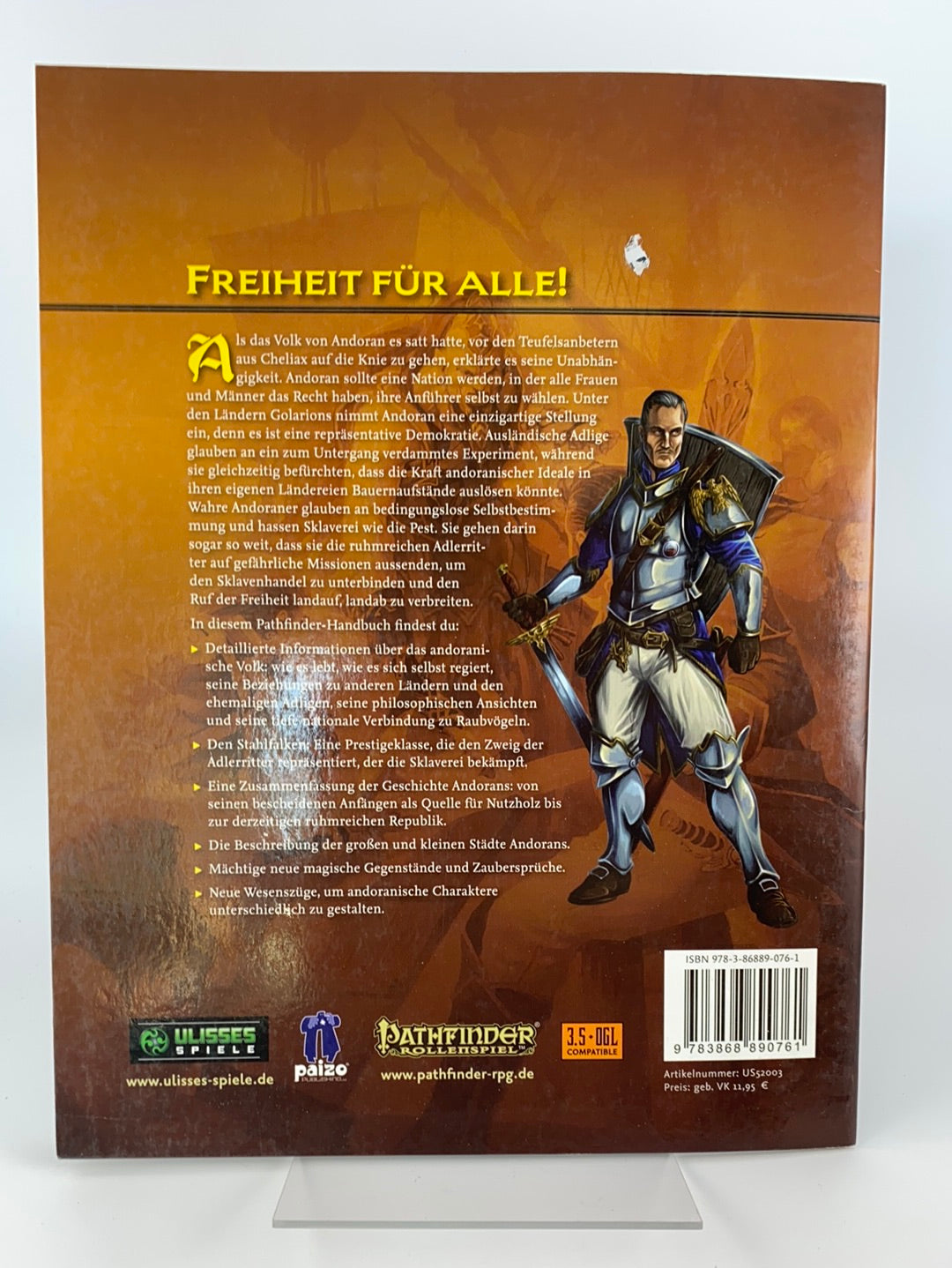 Pathfinder Handbuch: Andoran - Geist der Freiheit