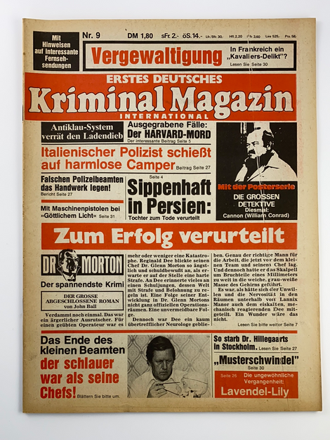 Dr. Morton Kriminal Magazin Nr. 9