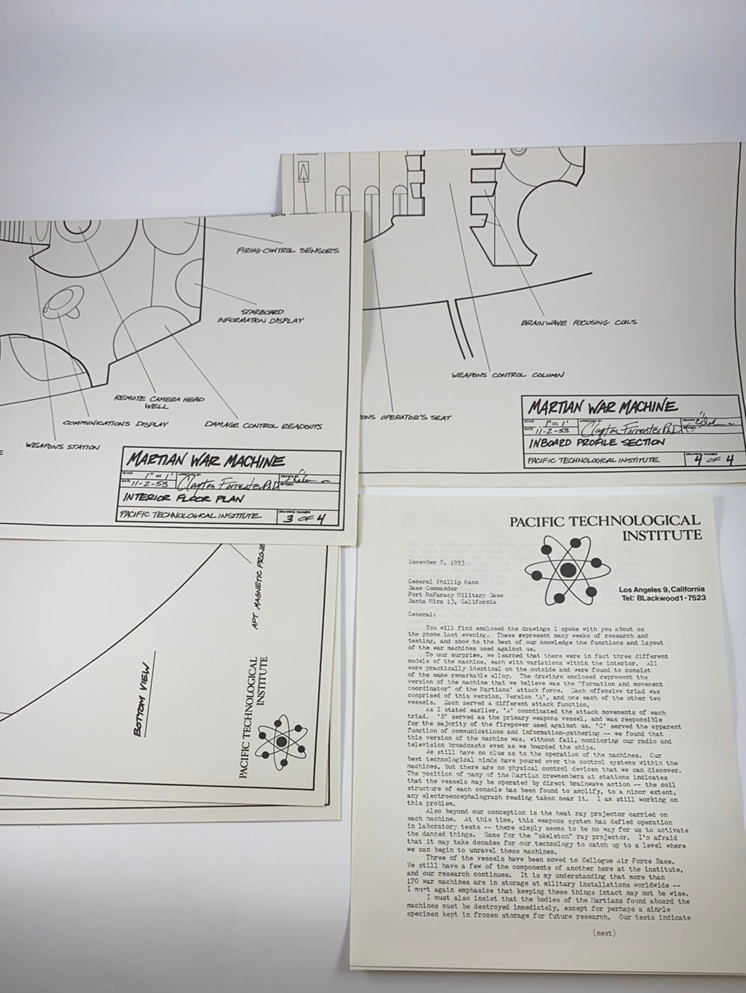 Martian War Machine / Krieg der Welten Blueprints
