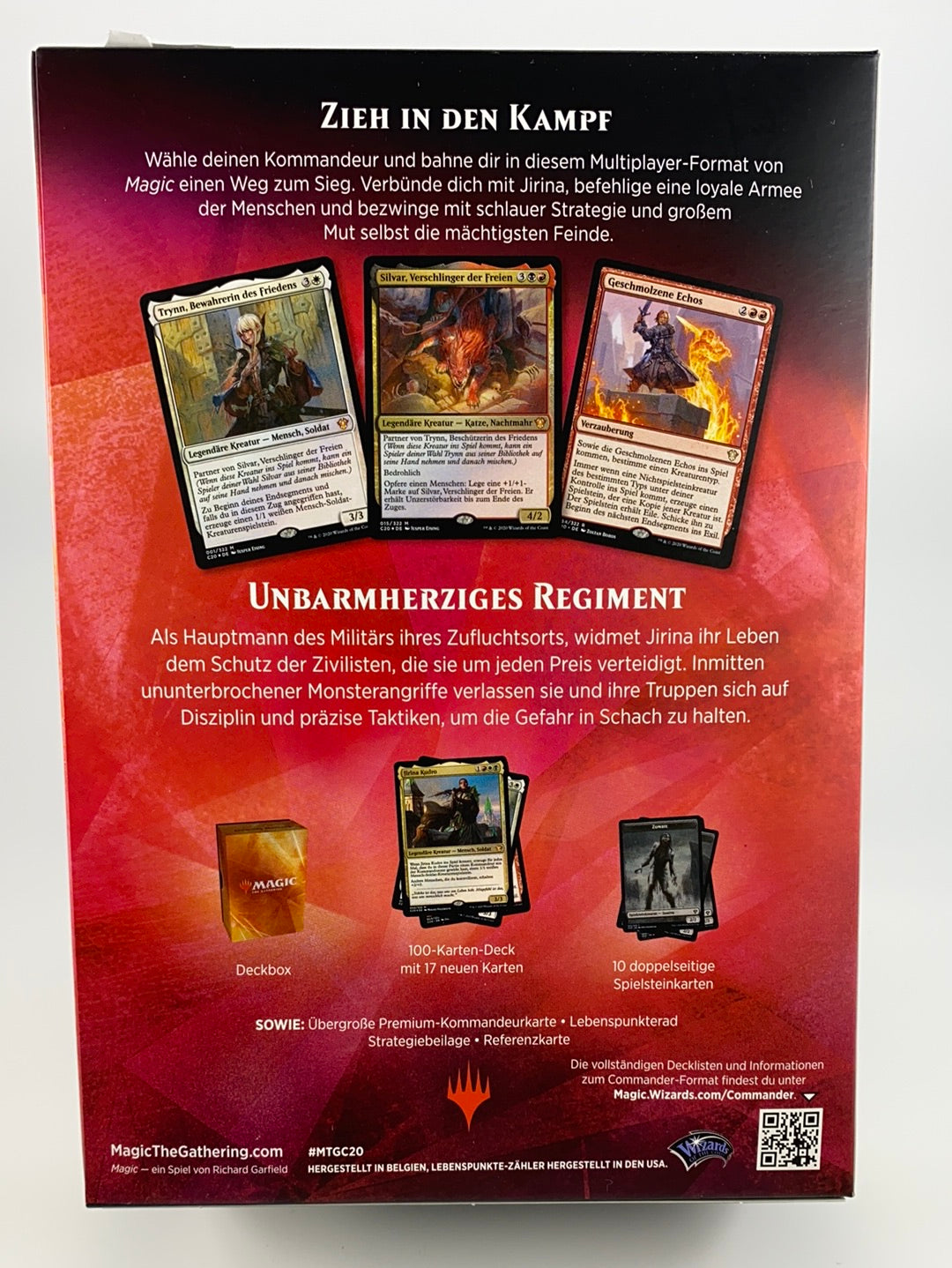 Magic Commander Deck - Unbarmherziges Regiment (dt.)