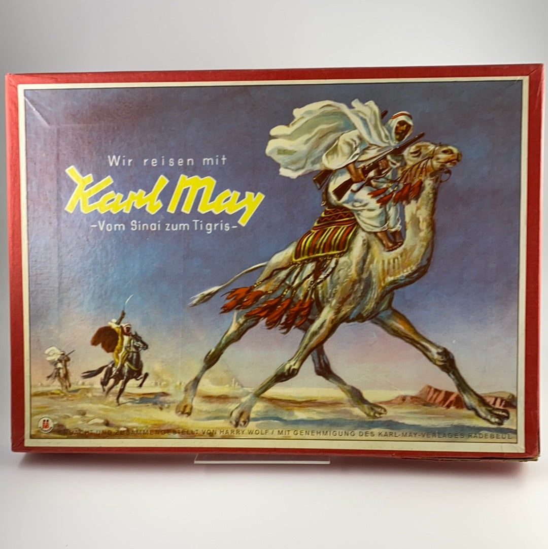Wir reisen mit Karl May-vom Sinai zum Tigirs - Znn Brettspiel 50er