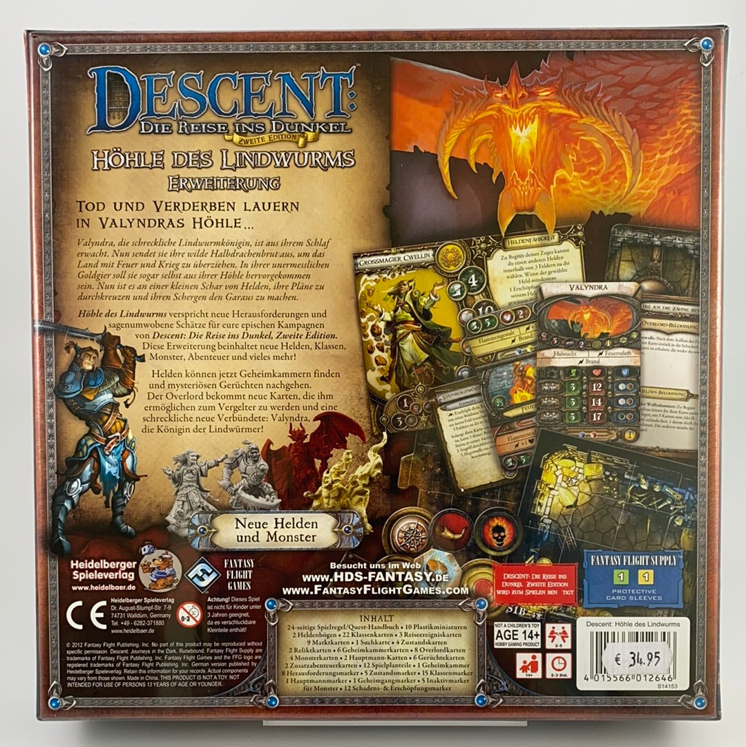 Descent 2. Edt. Erweiterung - Höhle des Lindwurms