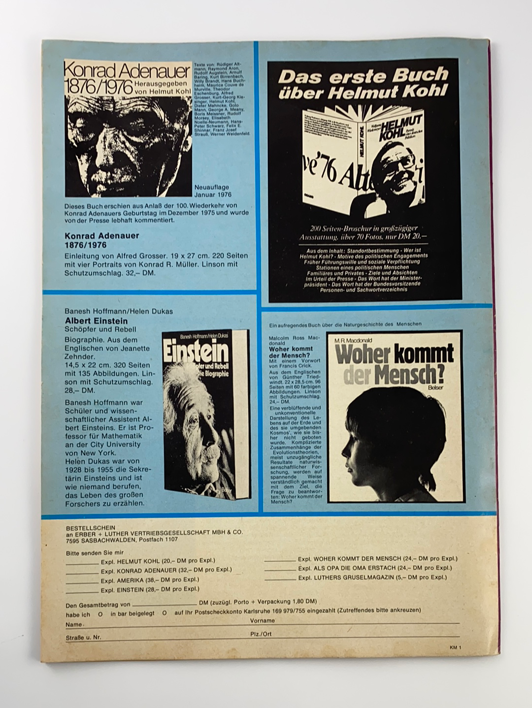 Dr. Morton Kriminal Magazin Nr. 1