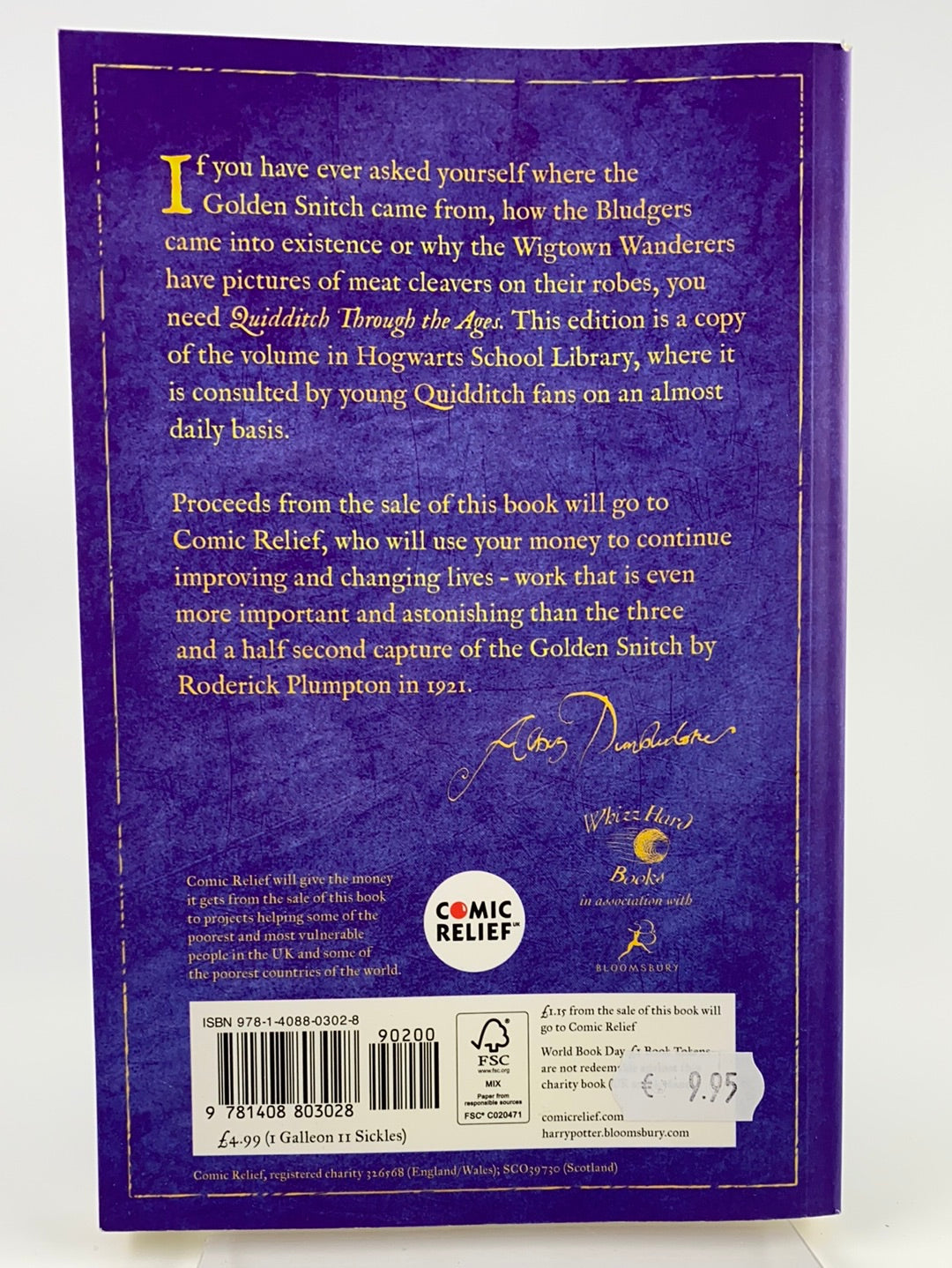 Quidditch through the ages (Kennilworthy Whisp) by J.K.Rowling