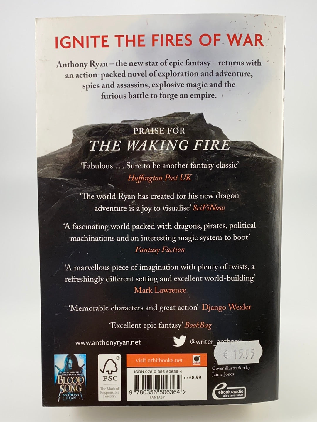 The Waking Fire - Anthony Ryan