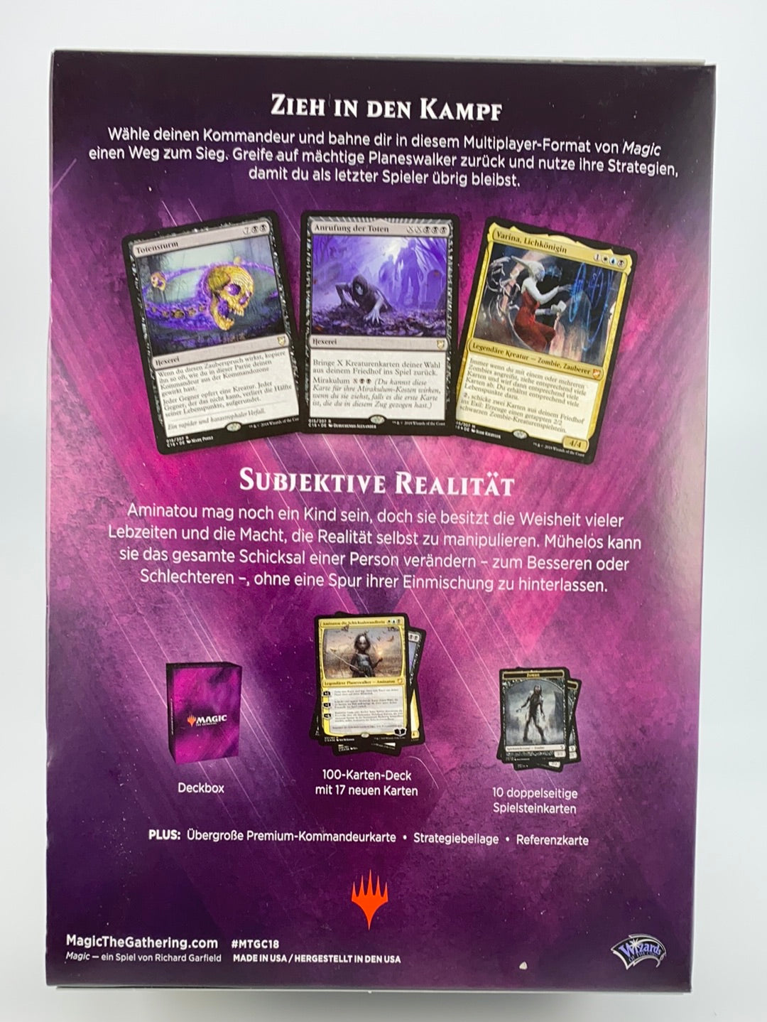 Magic Commander Deck - Subjektive Realität (dt.)