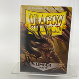 Dragon Shield 100 Card Sleeves Umber Matte