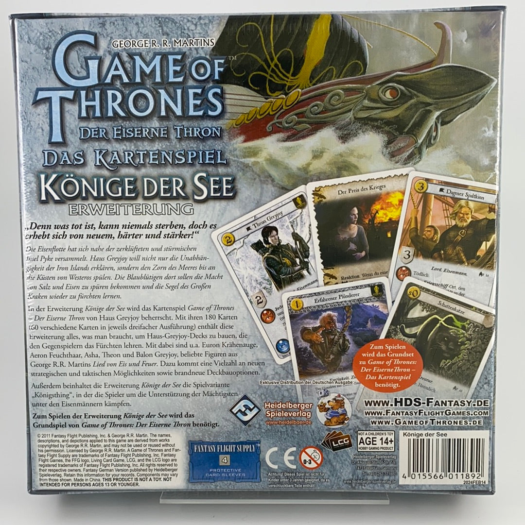 Die Könige der See - Erweiterung Game of Thrones LCG Kartenspiel