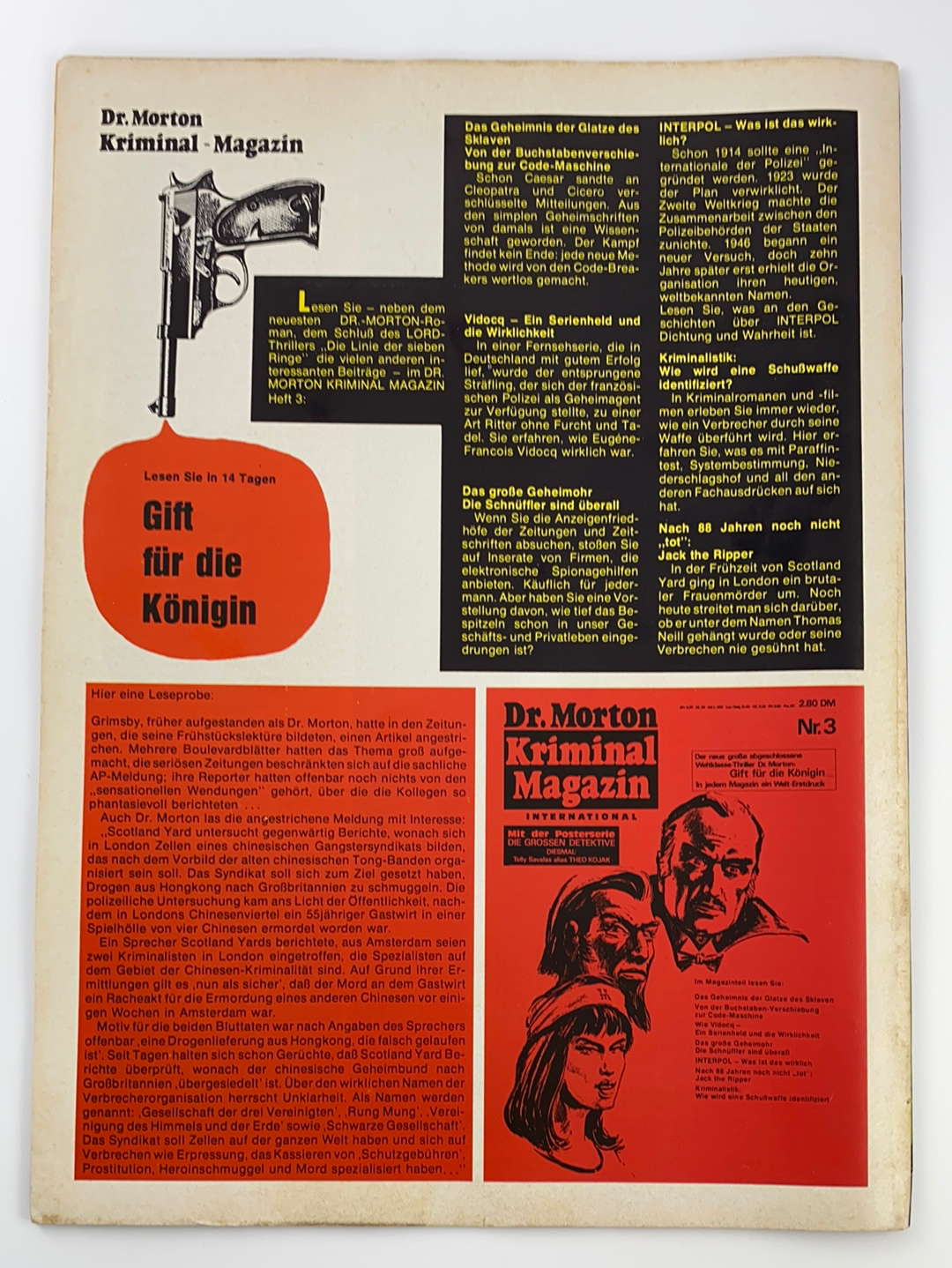 Dr. Morton Kriminal Magazin Nr. 2