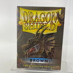 Dragon Shield 100 protective Sleeves (braun)