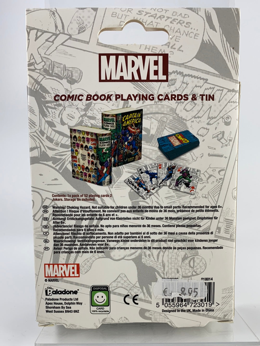 Captain America Comic Book Playing Cards