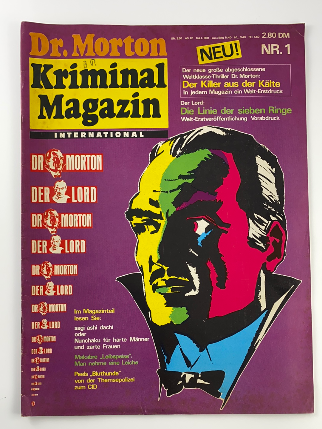 Dr. Morton Kriminal Magazin Nr. 1