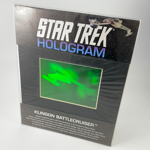 Klingon Battlecruiser Hologram Star Trek von 1991!